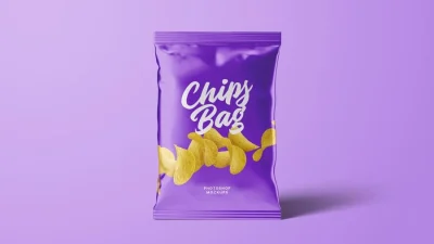 موکاپ لایه باز چیپس